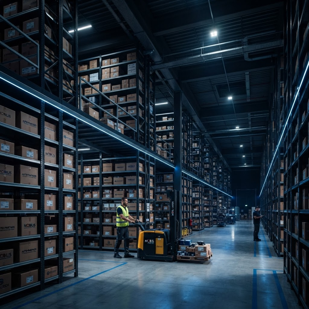 ASTERIX VALE automotive spare parts warehouse in Dubai