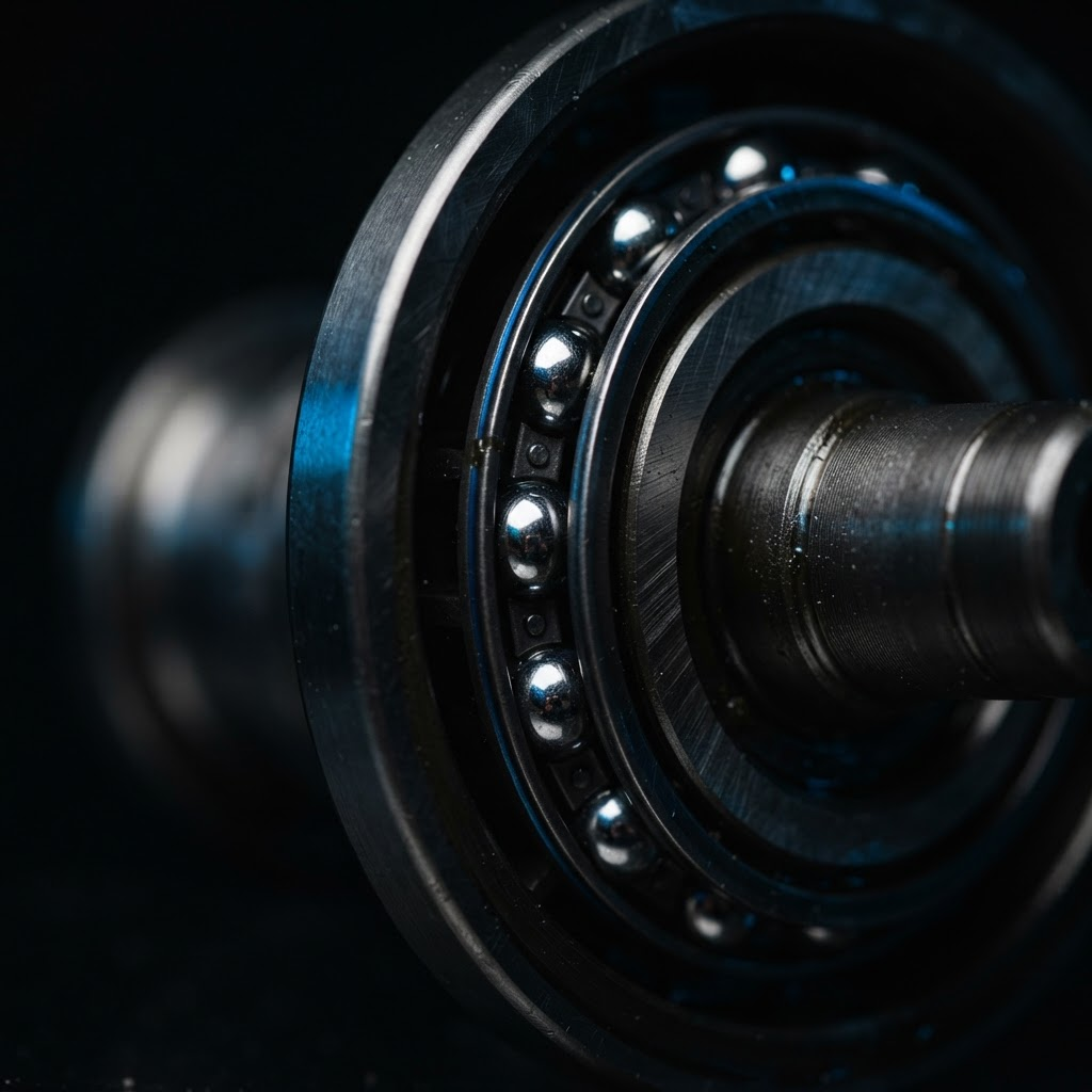 Steel bearings macro